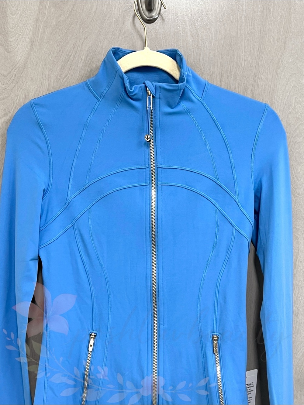 NWT Lululemon Define Jacket Size 6 Pool Party Blue Full Zip Mirror Zip Nulu - Picture 3 of 8